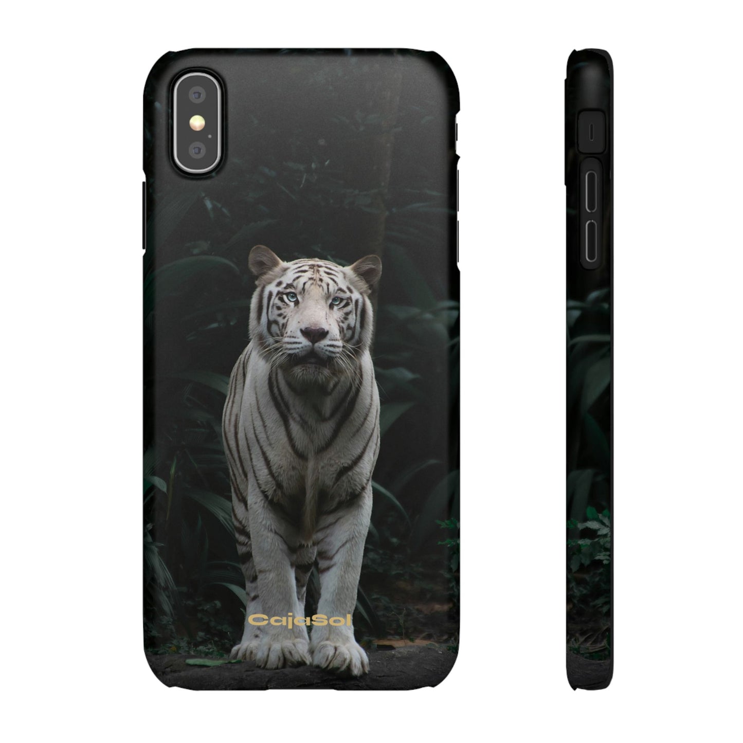 Majestic White Tiger Cajasol - Elegant & Protective for Wildlife Lovers