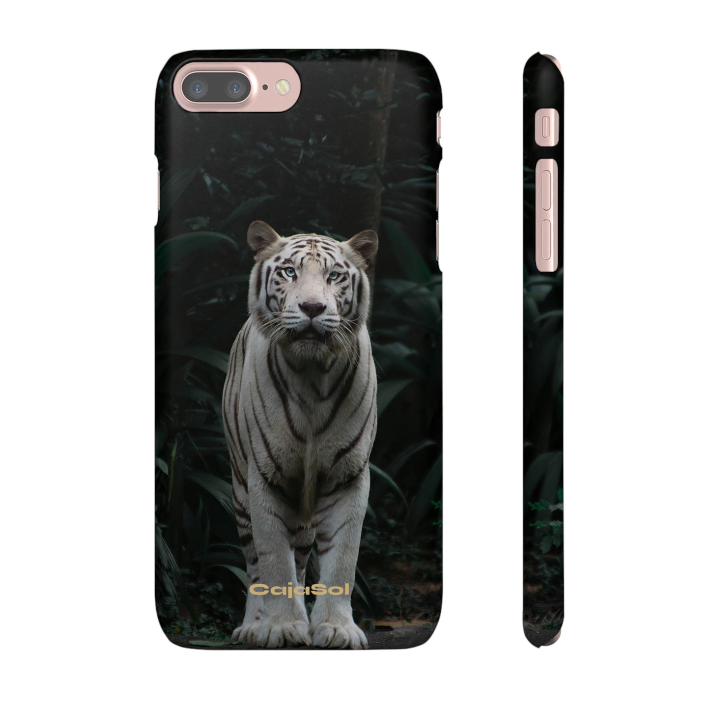 Majestic White Tiger Cajasol - Elegant & Protective for Wildlife Lovers