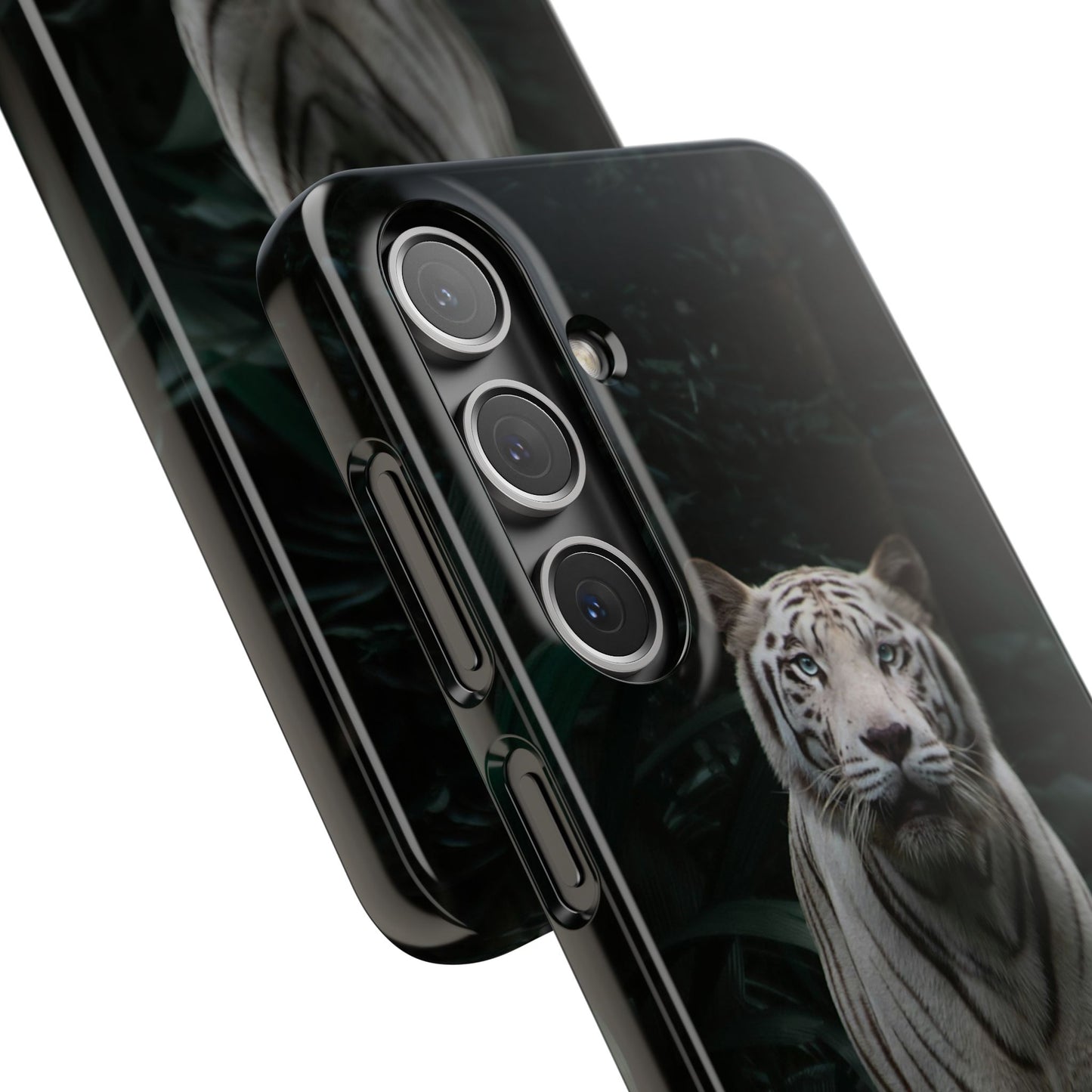 Majestic White Tiger Cajasol - Elegant & Protective for Wildlife Lovers