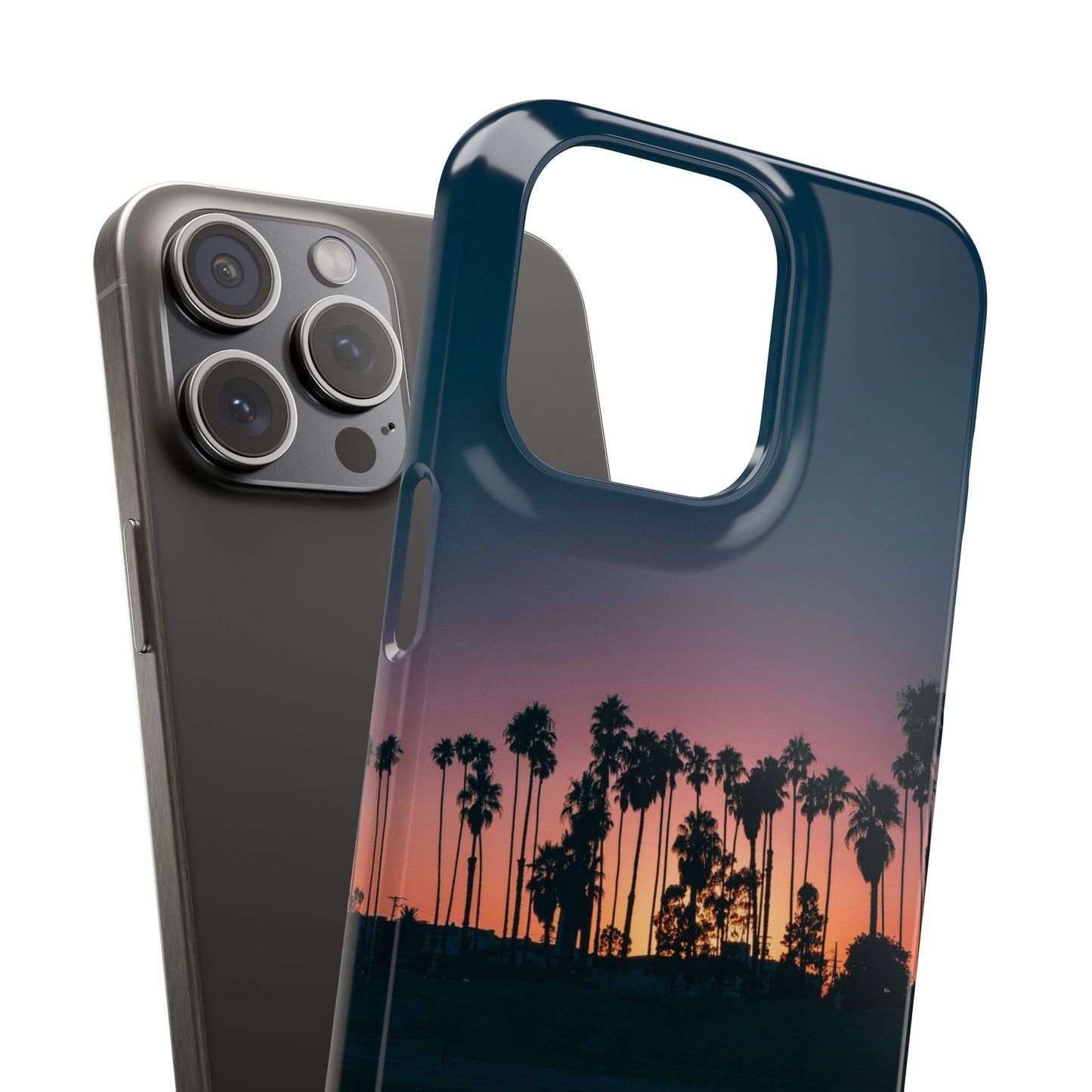 Tropical Sunset Cajasol - Vibrant Palm Tree