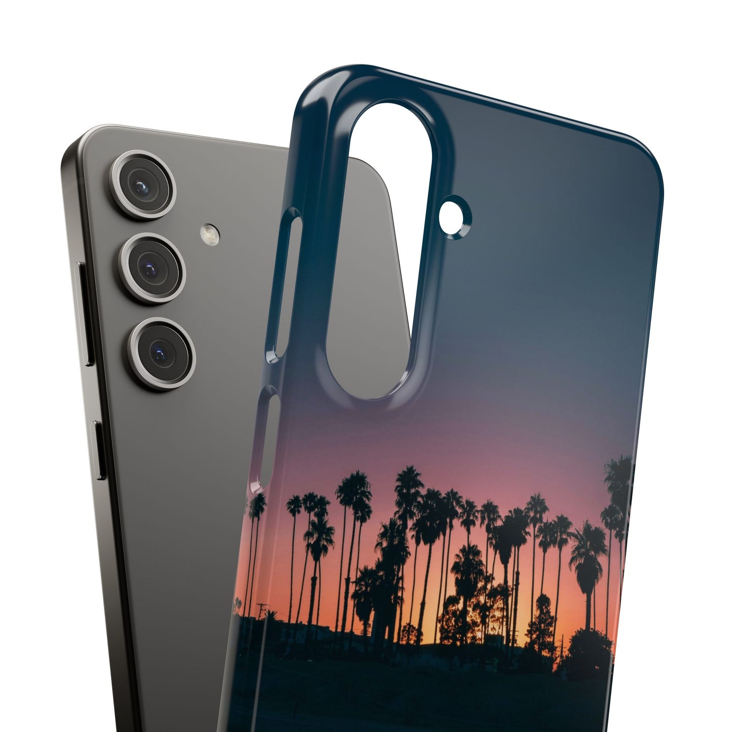 Tropical Sunset Cajasol - Vibrant Palm Tree