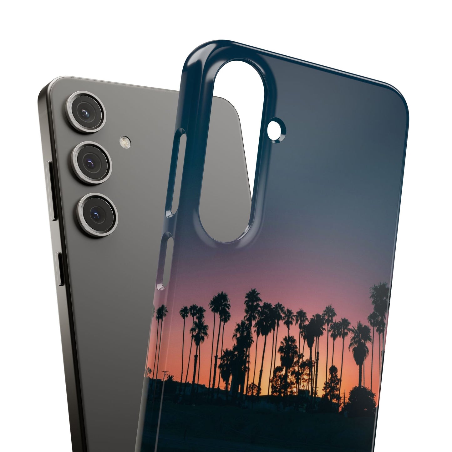 Tropical Sunset Cajasol - Vibrant Palm Tree