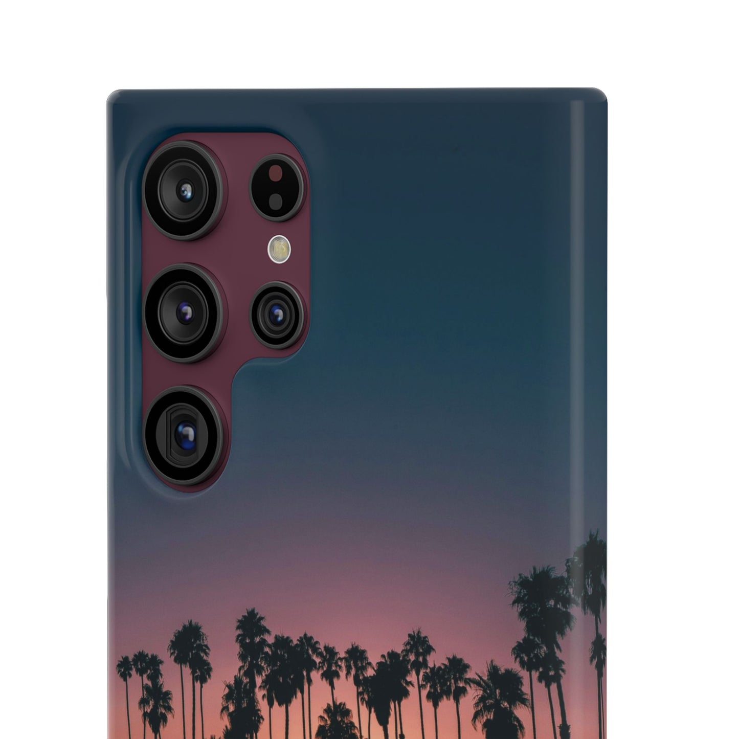 Tropical Sunset Cajasol - Vibrant Palm Tree