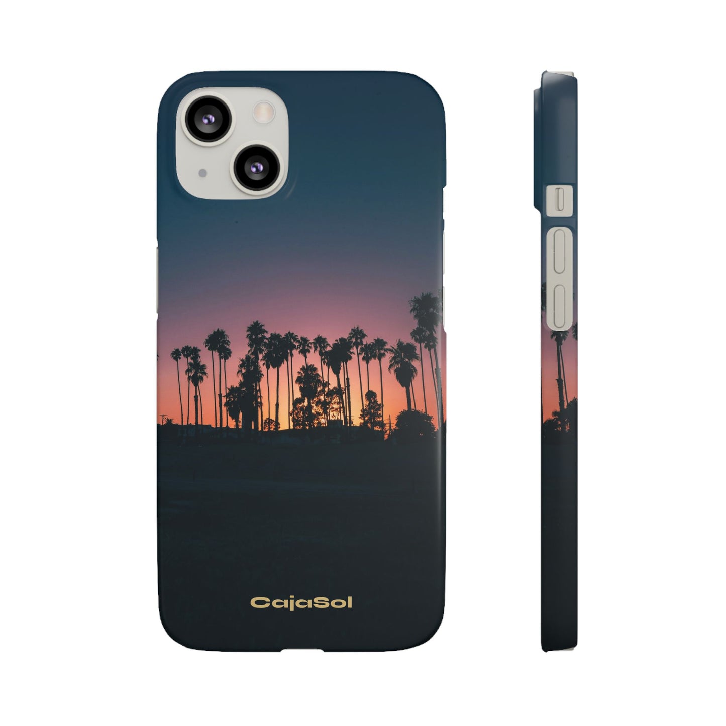 Tropical Sunset Cajasol - Vibrant Palm Tree