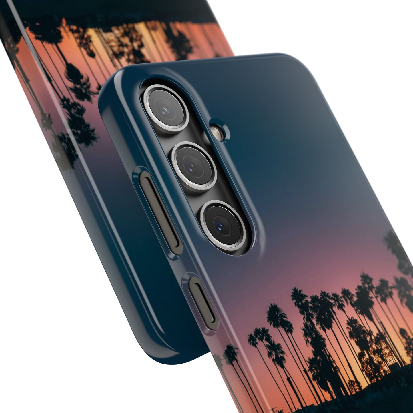 Tropical Sunset Cajasol - Vibrant Palm Tree