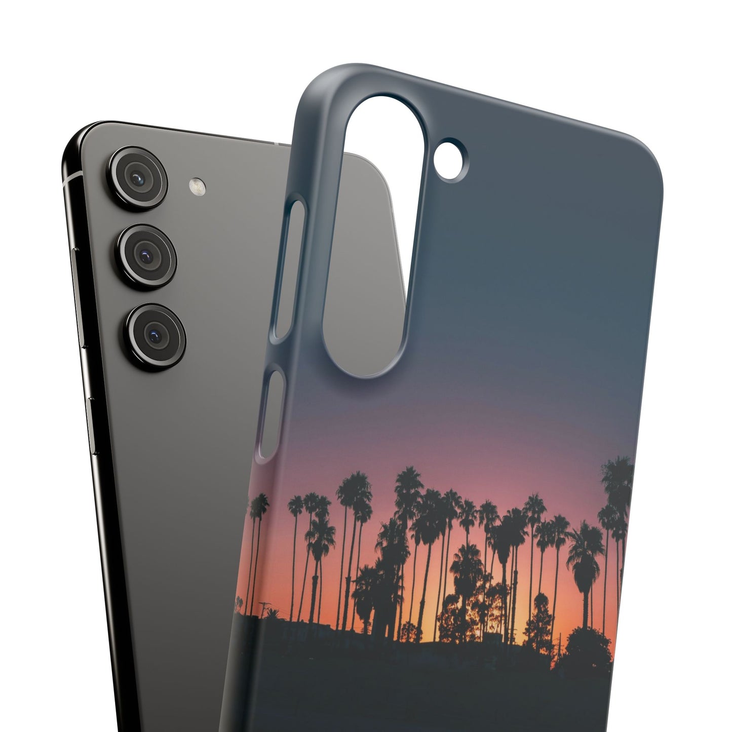 Tropical Sunset Cajasol - Vibrant Palm Tree