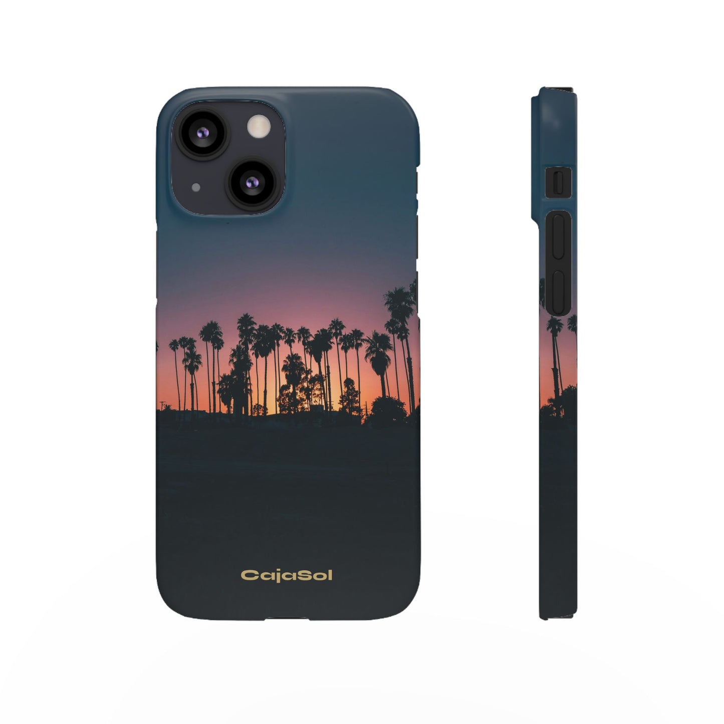 Tropical Sunset Cajasol - Vibrant Palm Tree