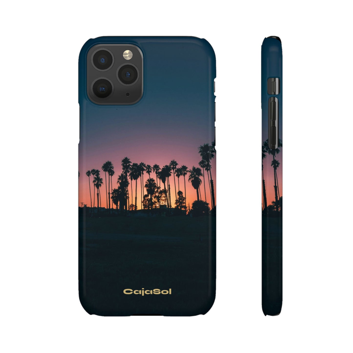 Tropical Sunset Cajasol - Vibrant Palm Tree