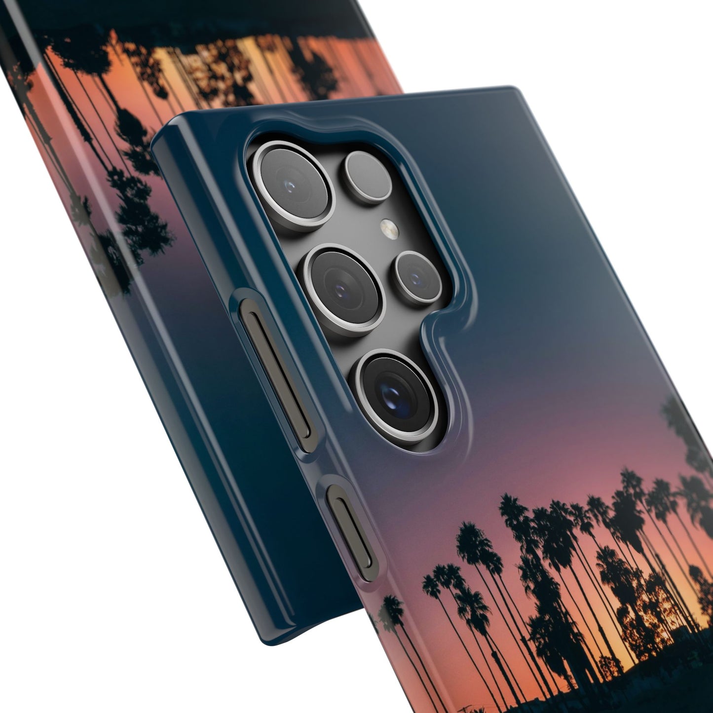 Tropical Sunset Cajasol - Vibrant Palm Tree