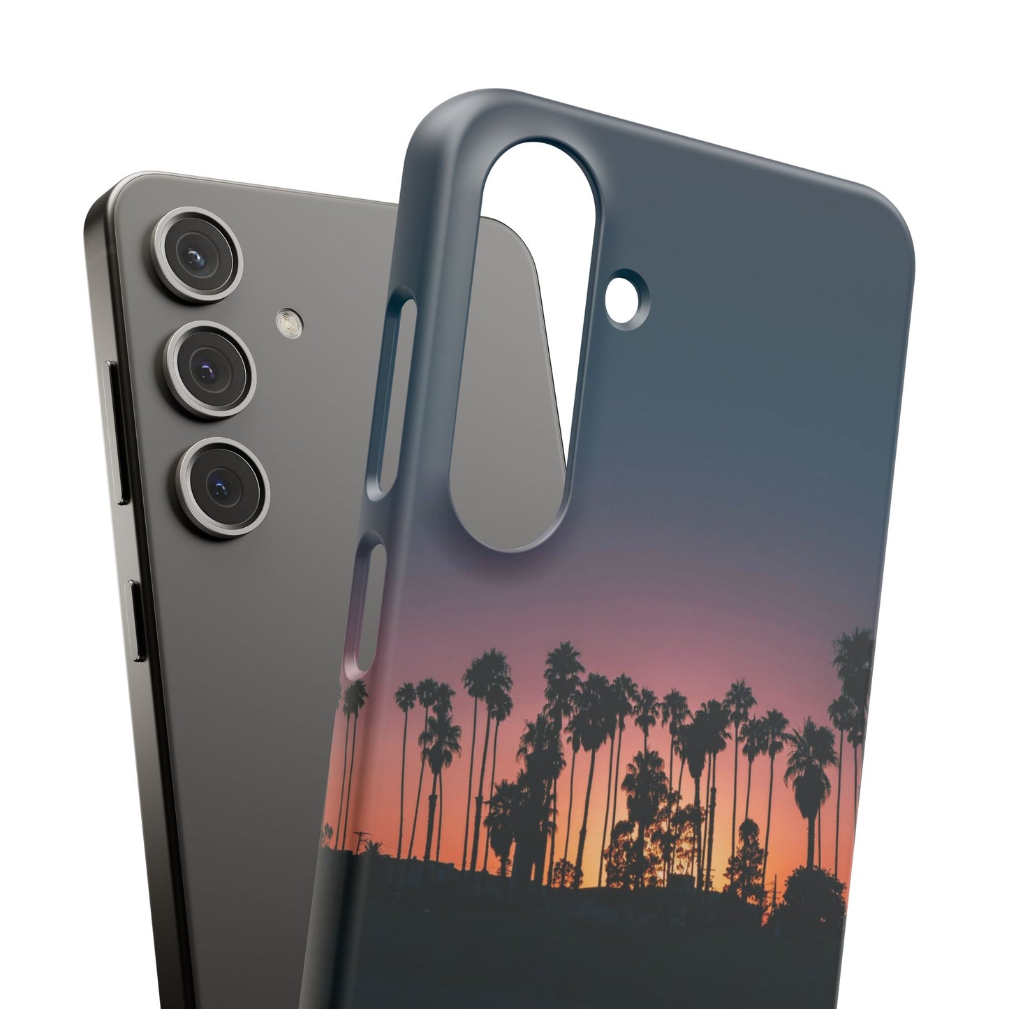 Tropical Sunset Cajasol - Vibrant Palm Tree