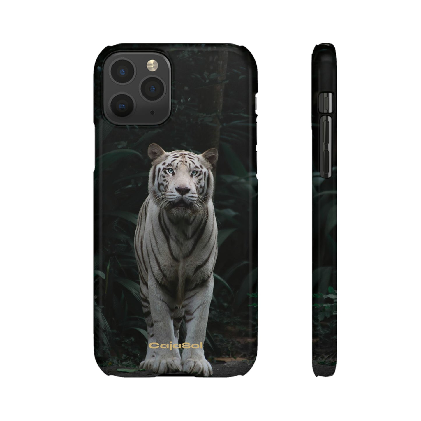 Majestic White Tiger Cajasol - Elegant & Protective for Wildlife Lovers