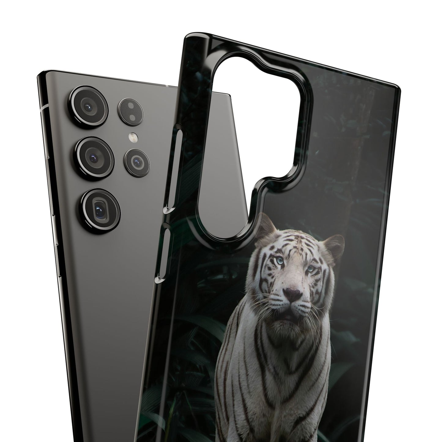 Majestic White Tiger Cajasol - Elegant & Protective for Wildlife Lovers