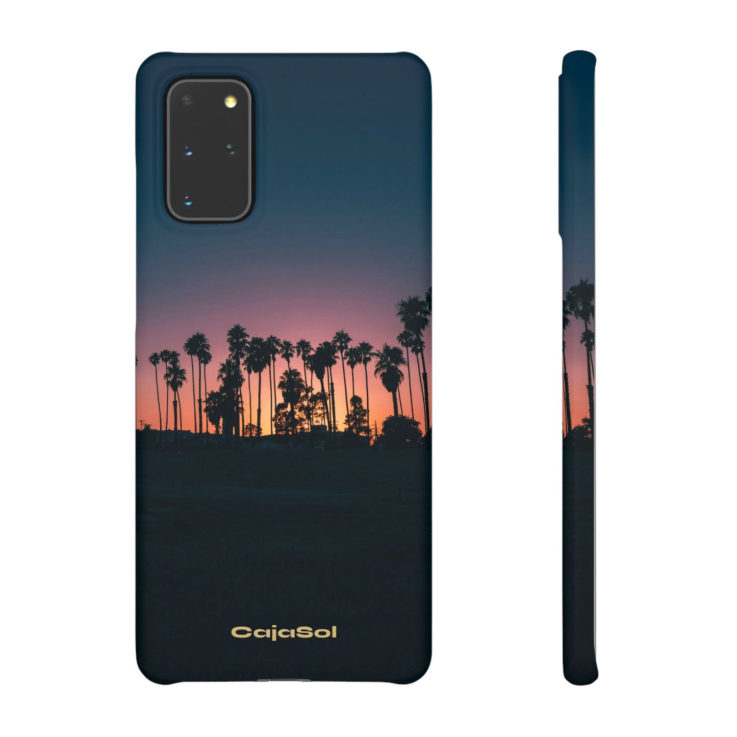 Tropical Sunset Cajasol - Vibrant Palm Tree