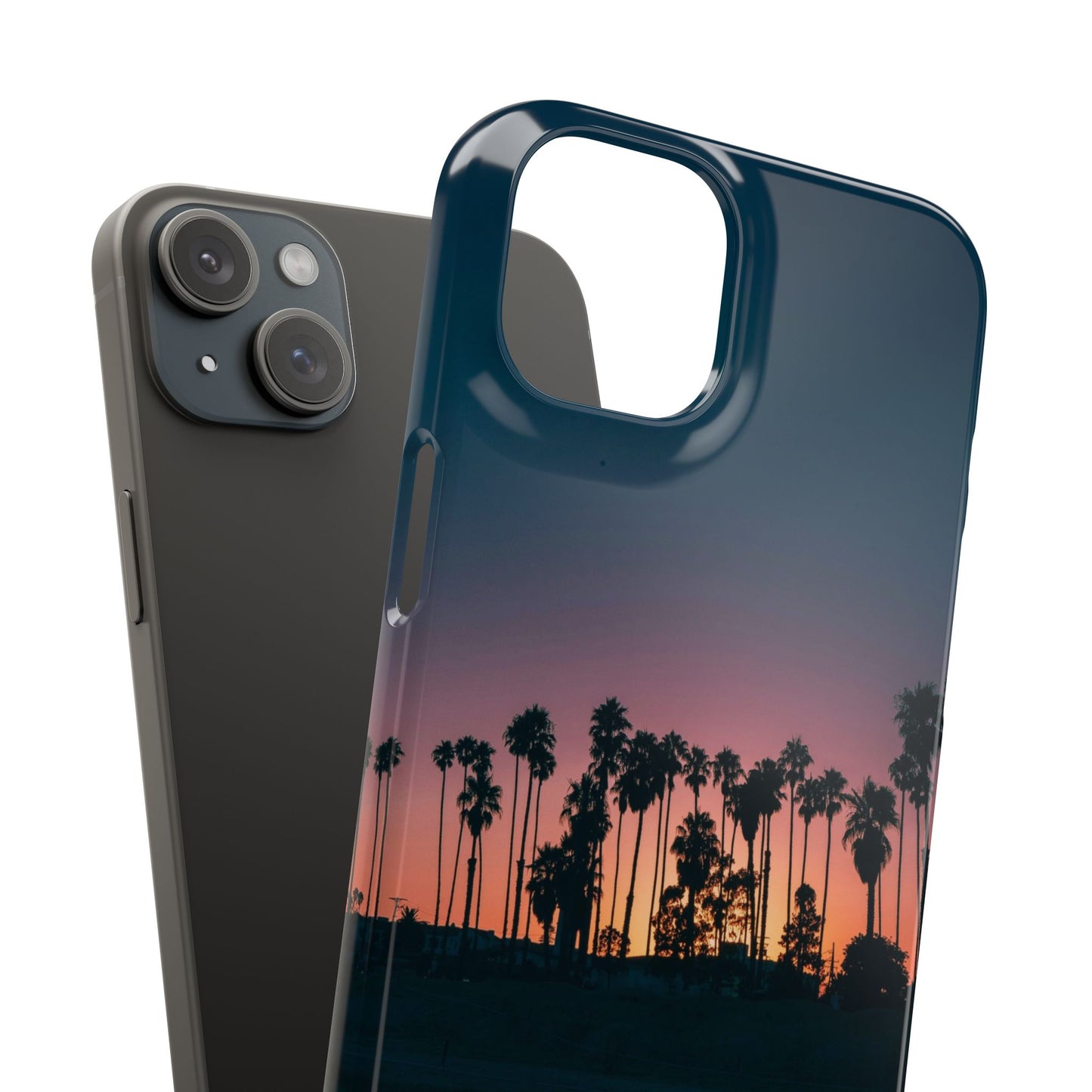 Tropical Sunset Cajasol - Vibrant Palm Tree