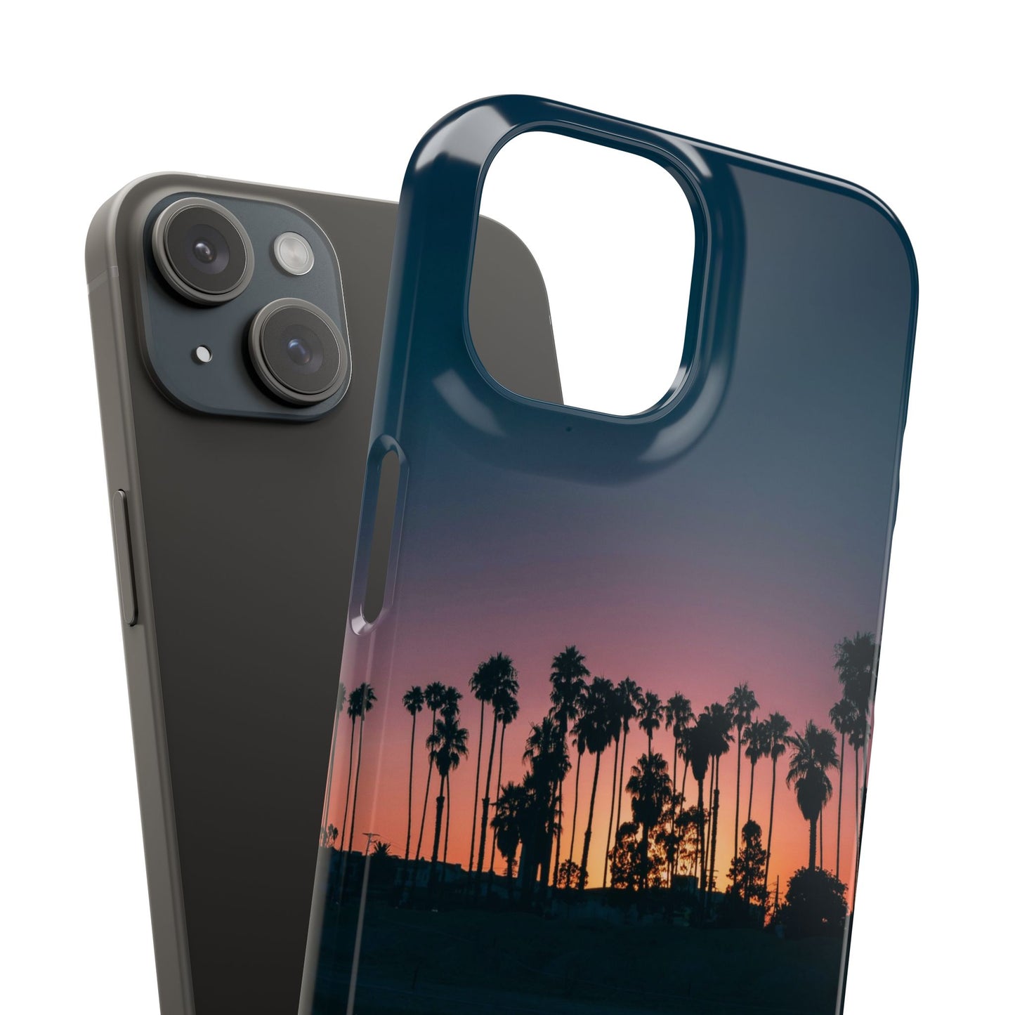 Tropical Sunset Cajasol - Vibrant Palm Tree