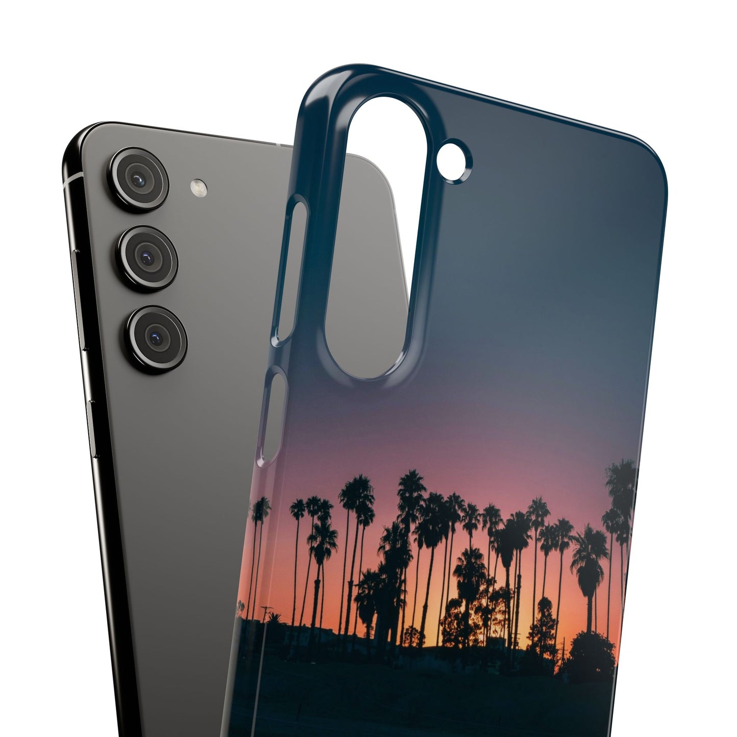 Tropical Sunset Cajasol - Vibrant Palm Tree