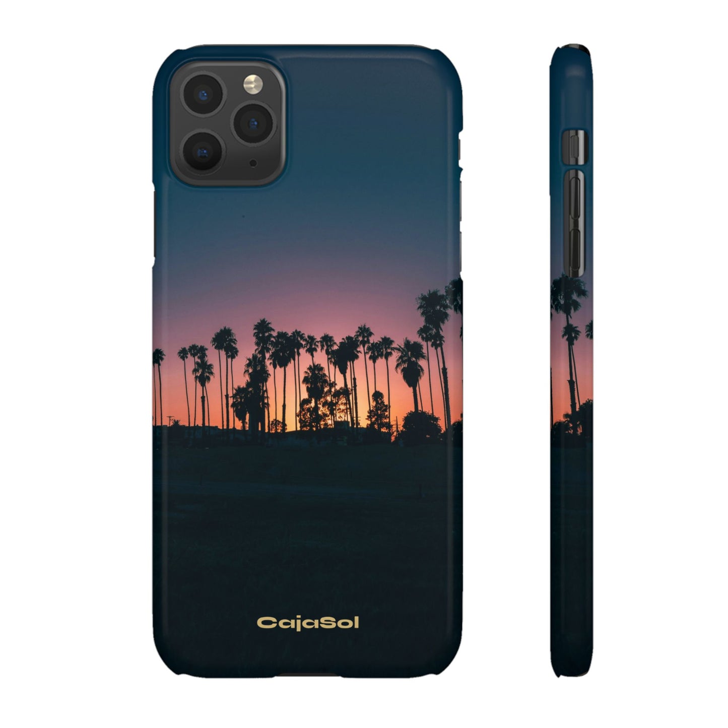 Tropical Sunset Cajasol - Vibrant Palm Tree