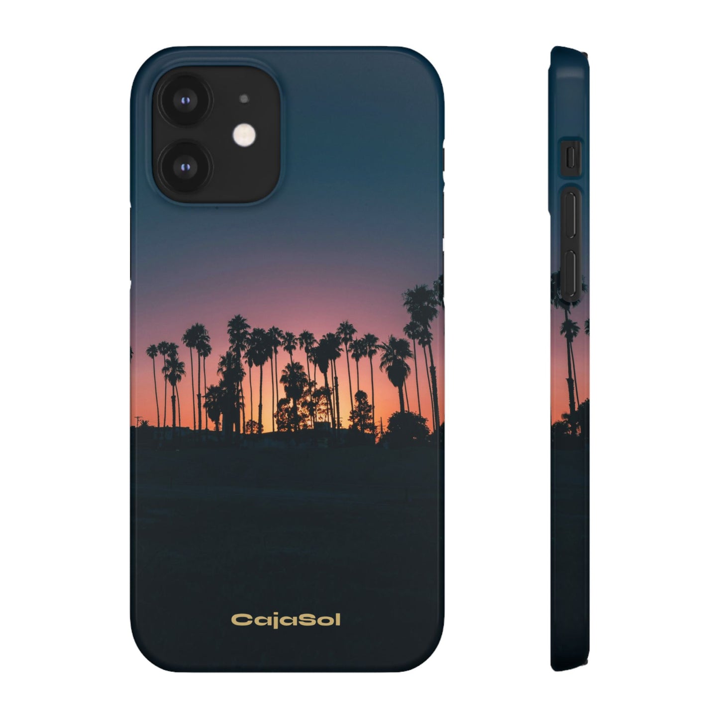 Tropical Sunset Cajasol - Vibrant Palm Tree