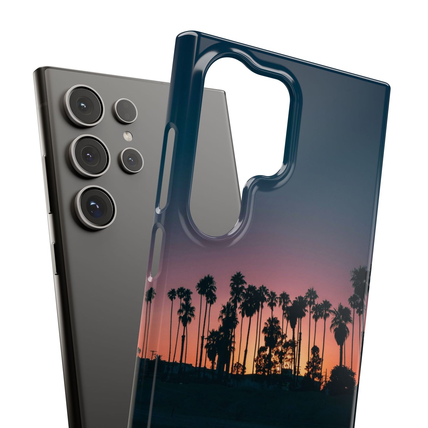 Tropical Sunset Cajasol - Vibrant Palm Tree