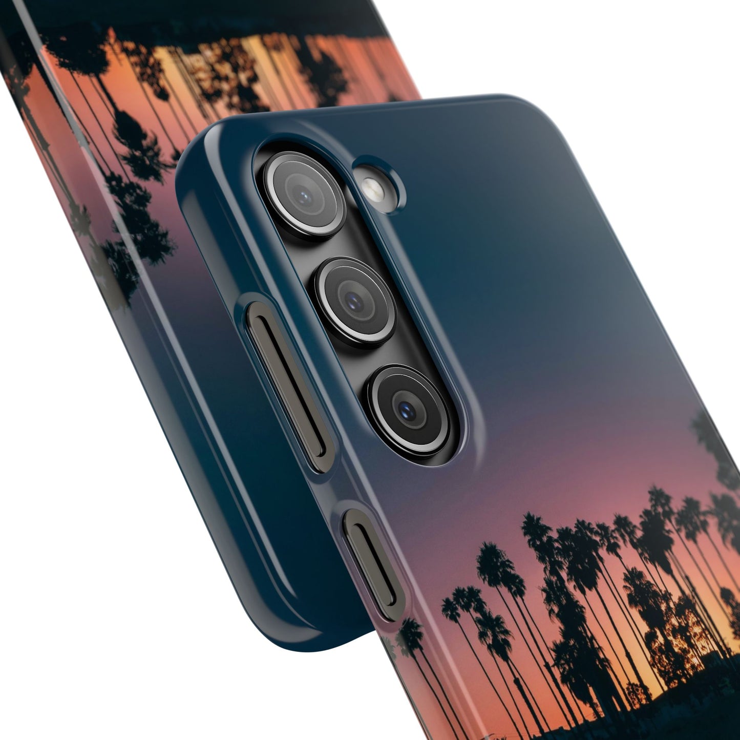 Tropical Sunset Cajasol - Vibrant Palm Tree