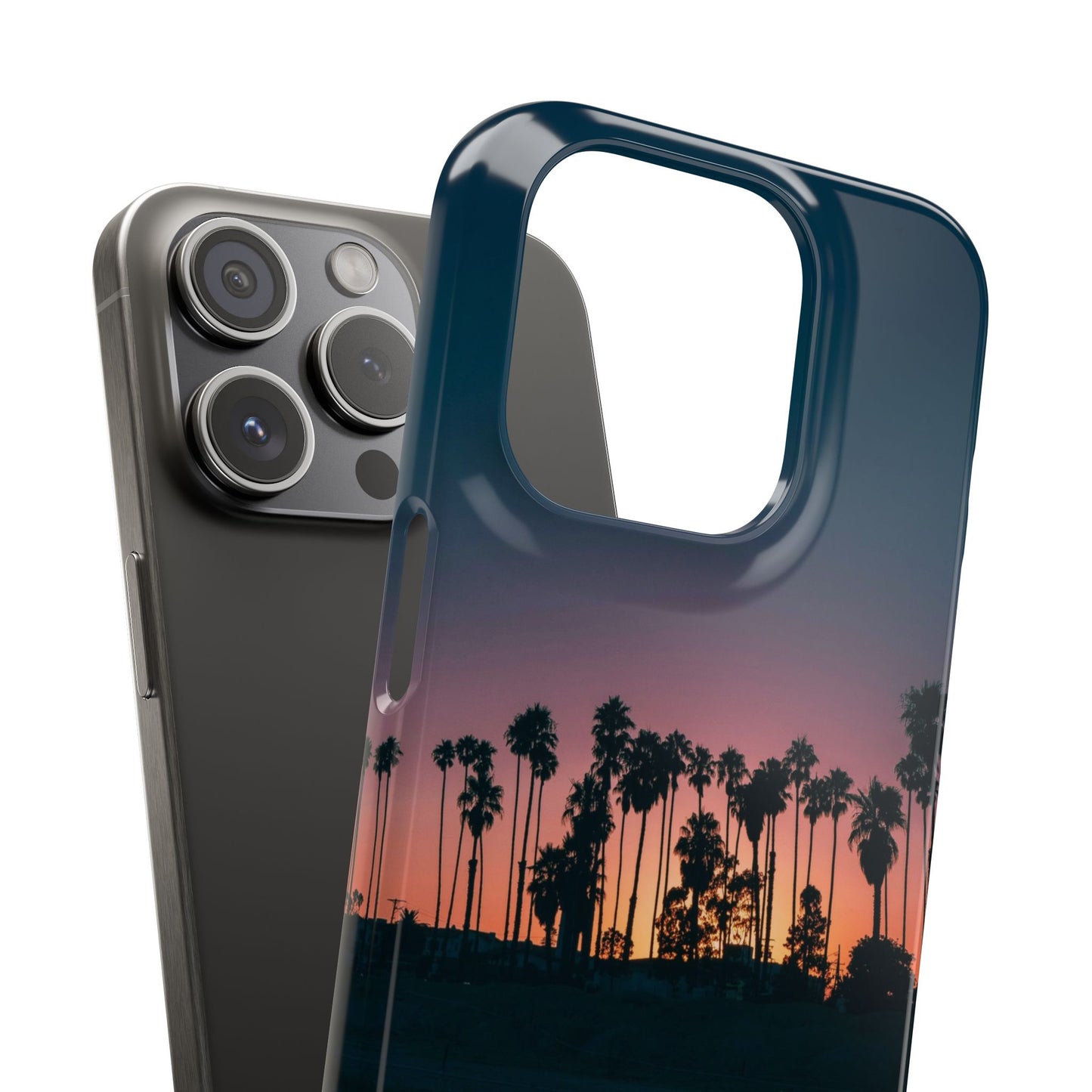 Tropical Sunset Cajasol - Vibrant Palm Tree