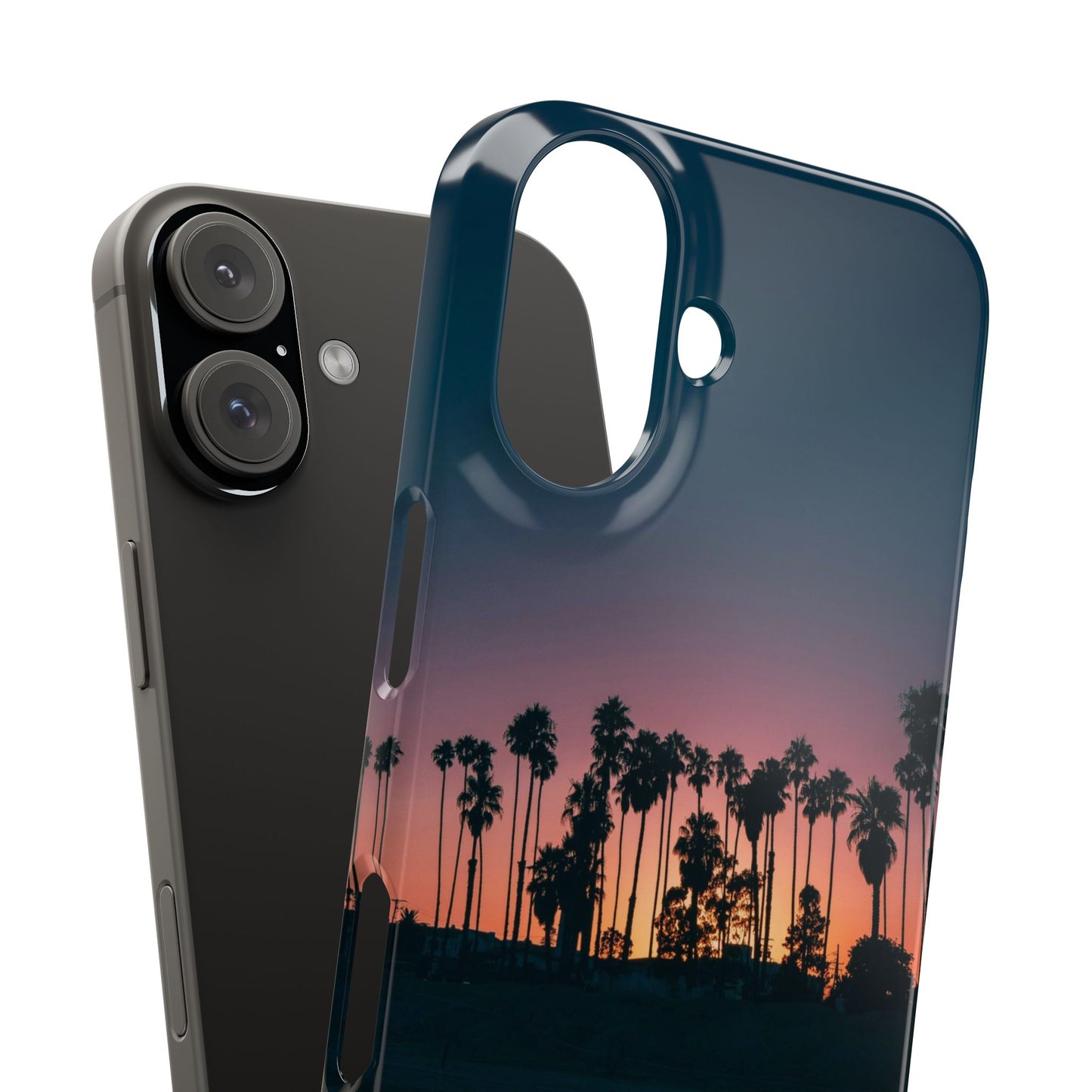 Tropical Sunset Cajasol - Vibrant Palm Tree