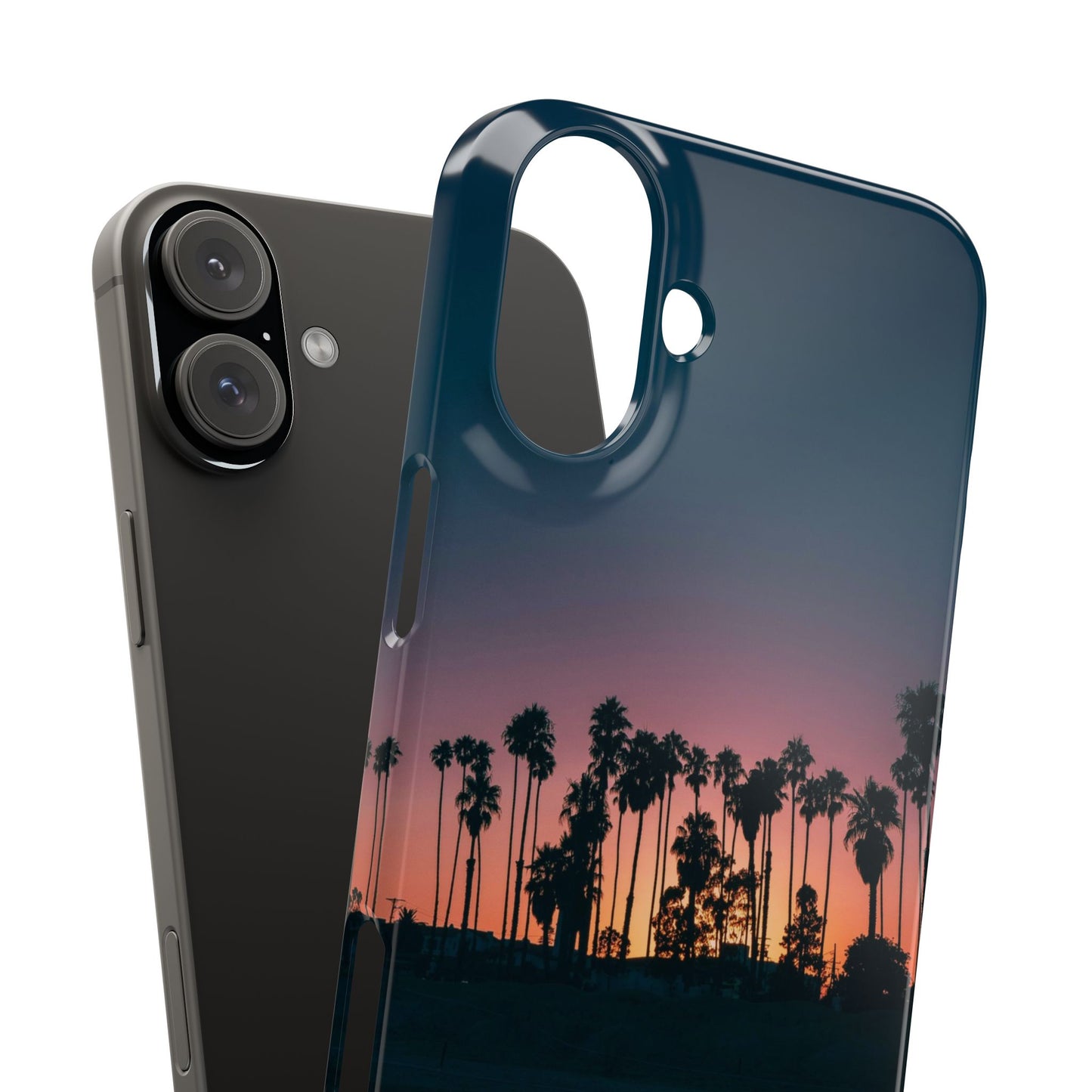 Tropical Sunset Cajasol - Vibrant Palm Tree