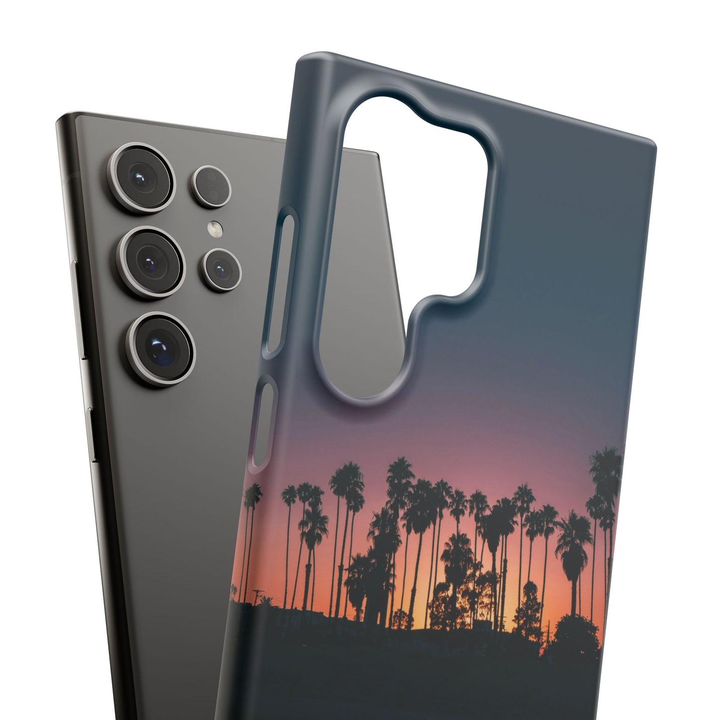 Tropical Sunset Cajasol - Vibrant Palm Tree