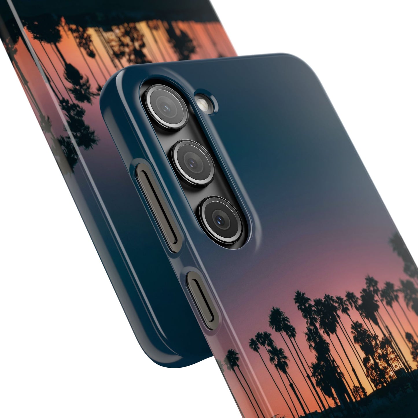 Tropical Sunset Cajasol - Vibrant Palm Tree